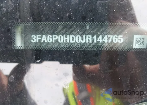 2018 Ford Fusion Se из США, поврежденный, VIN 3FA6P0HD0JR144765